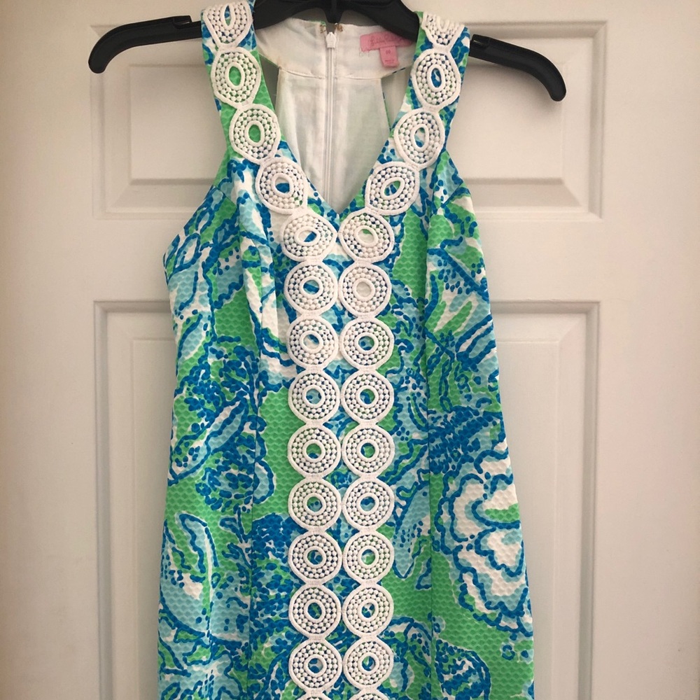 Lilly Pulitzer green & blue dress